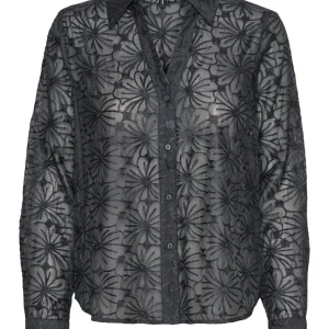 Vmkane Ls Shirt Wvn - Antraciet