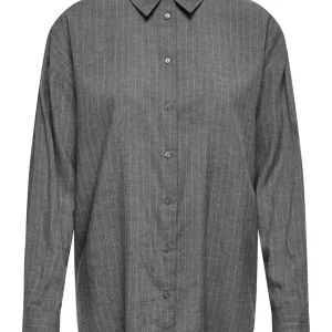 Jdyaspen Life L/s Loose Shirt Wvn - Grijs Dessin