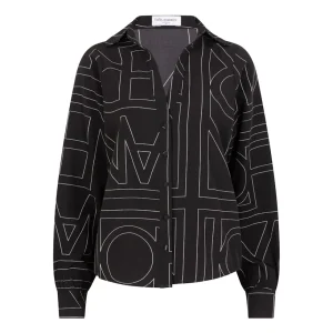 Blouse Eve - Zwart Dessin