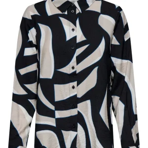 Jdycelina L/s Shirt Wvn - Zwart Dessin