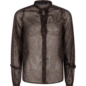 Blouse Aliette - Zwart Dessin