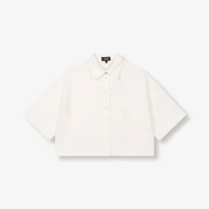 Cropped Blouse - Off-white