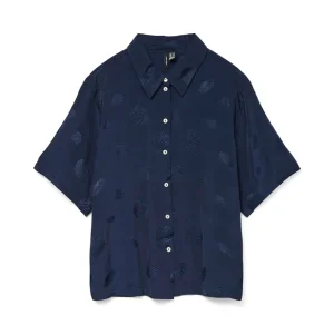 Vmtrille 2/4 Shirt Wvn - Navy
