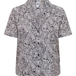 Jdyhilde S/s Shirt Wvn - Zwart Dessin