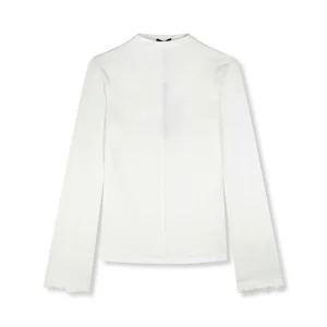 Tanya Knitted Long Sleeve Shirt - Off-white