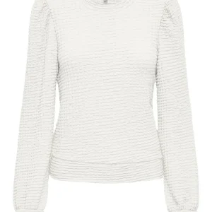 Onlmai L/s Top Cc Jrs - Off-white