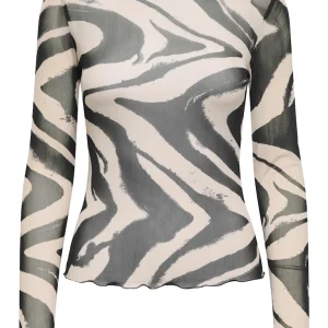 Jdyelsa New L/s O Neck Top Jrs Noos - Zand Dessin