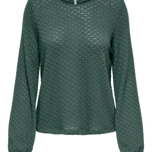 Onlbelle Life L/s Top Jrs - Olijf