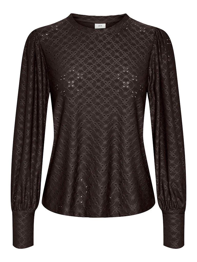 Jdycathinka L/s Bellsleeve Top Jrs Noos - Bruin