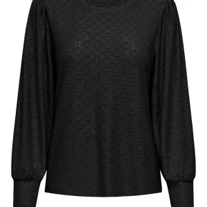 Jdycathinka L/s Bellsleeve Top Jrs Noos - Zwart