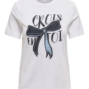 Onlemma Life Reg S/s Lady Top Jrs N - Wit