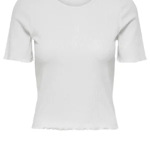 Onlemma S/s Short Top Noos Jrs - Wit