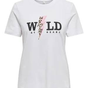 Onlhenny Life Reg S/s Top Box Jrs - Off-white