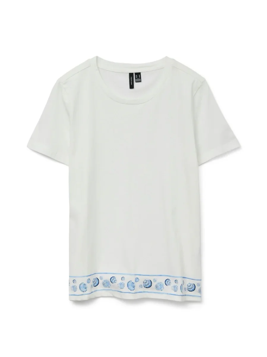 Vmsandra Francis Ss Top Box Jrs - Off-white