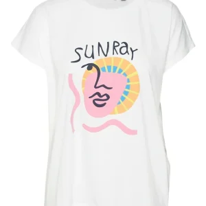 Vmjolene Ava Ss Top Box Jrs - Off-white