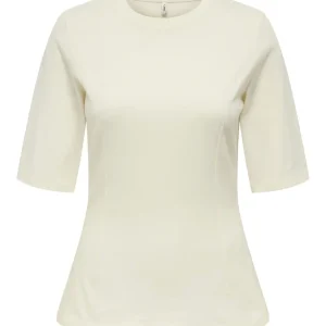 Onlromy Ss O-neck Top - Beige