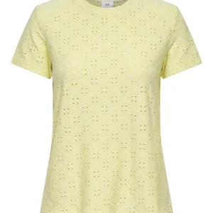 Jdycathinka S/s Tag Top Jrs Noos - Licht Geel