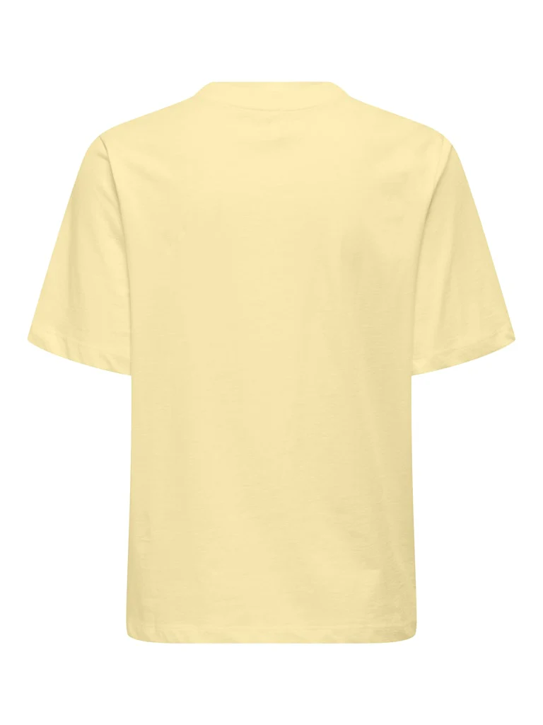 Onltrudy Ss Boxy Tee - Licht Geel - Afbeelding 3