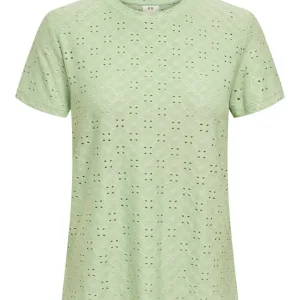 Jdycathinka S/s Tag Top Jrs Noos - Olijf