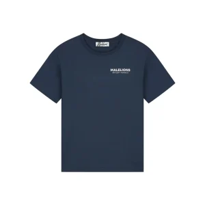 Rhinestone T-shirt - Navy