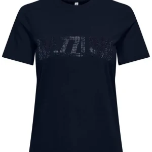 Onlriri Reg S/s Stones Top Box Jrs - Navy