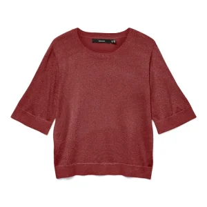 Vmmarsalashine 2/4 O-neck Pullover - Bordeaux