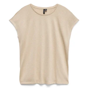 Vmsarah Ava Ss Top Jrs Ga Noos - Licht Bruin