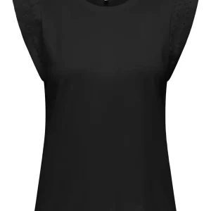 Onlhenriette Life S/l Mix Top Jrs - Zwart