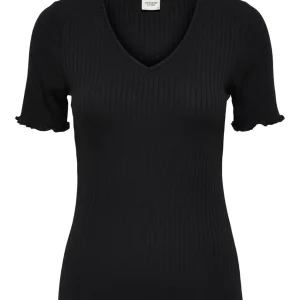 Jdyfransiska S/s Solid Top Jrs - Zwart