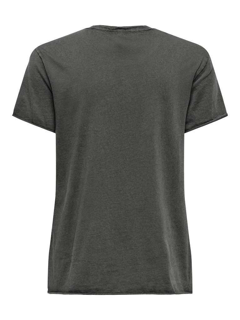 Onllucy Life Reg S/s Top Jrs Noos - Steel - Afbeelding 3