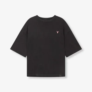 Print T-shirt - Antraciet