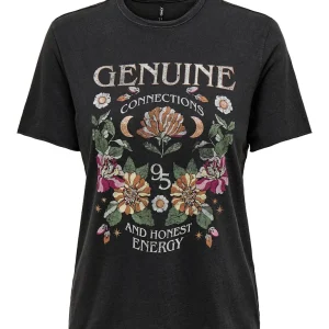 Onllucy Reg S/s Top Jrs Noos - Antraciet