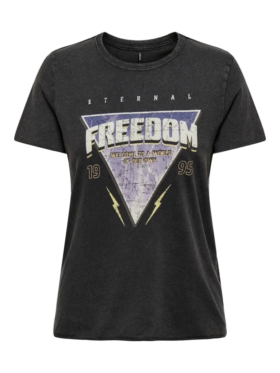 Onllucy Reg S/s Top Jrs Noos - Antraciet