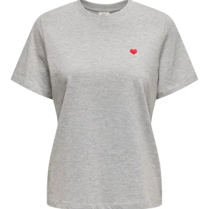 Jdypisa S/s Print Top Jrs Noos - Grijs Melee