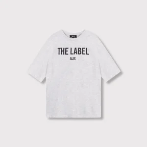 The Label T-shirt - Grijs Melee