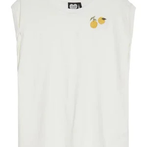 Onlea S/s Top O-neck Jrs Noos - Off-white