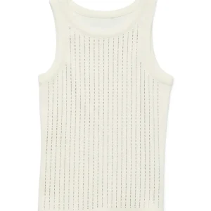 Vmmaiken Rhinestone Tanktop - Ecru