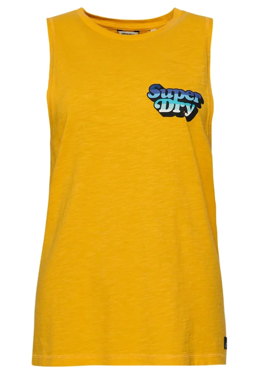 Vintage Cali Stripe Vest - Oker - Afbeelding 2