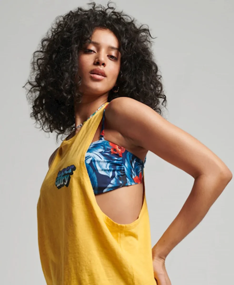 Vintage Cali Stripe Vest - Oker - Afbeelding 4