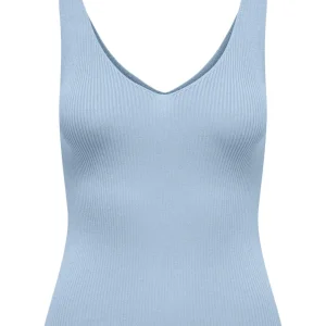 Jdynanna S/l Top Knt Noos - Lichtblauw