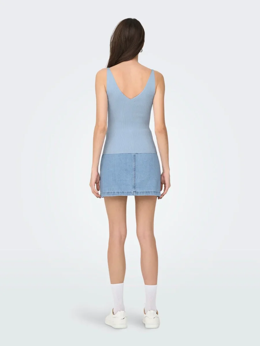 Jdynanna S/l Top Knt Noos - Lichtblauw - Afbeelding 5