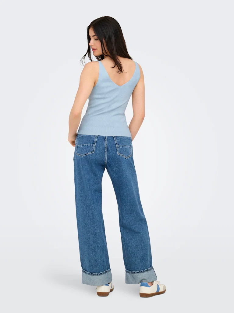 Jdynanna S/l Top Knt Noos - Lichtblauw - Afbeelding 5