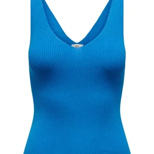 Jdynanna S/l Top Knt Noos - Kobalt