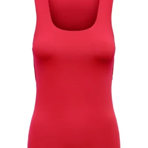 Onlea S/l 2-ways Fit Top Jrs Noos - Steenrood