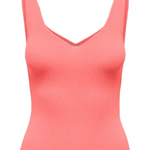 Jdynanna S/l Top Knt Noos - Neon Roze
