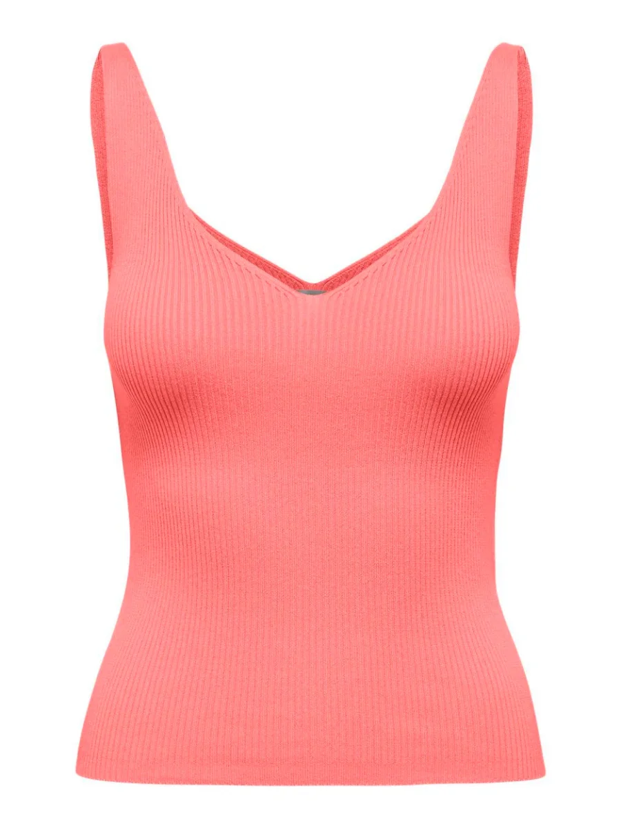 Jdynanna S/l Top Knt Noos - Neon Roze - Afbeelding 2