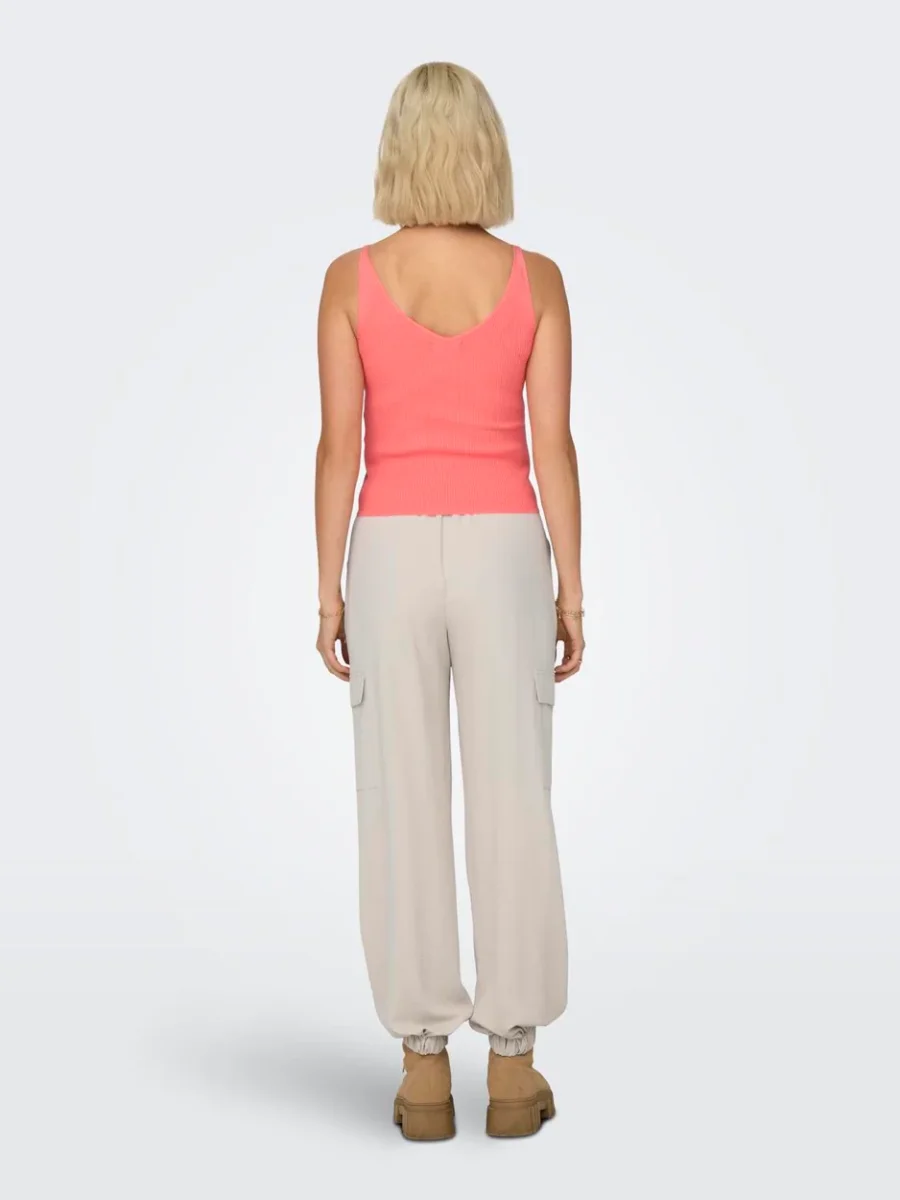 Jdynanna S/l Top Knt Noos - Neon Roze - Afbeelding 5