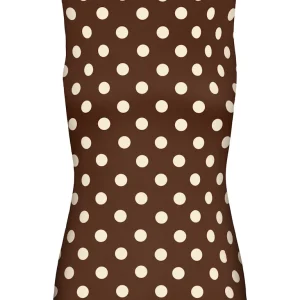 Onllone Aop 2-way Sl Top - Bruin Dessin