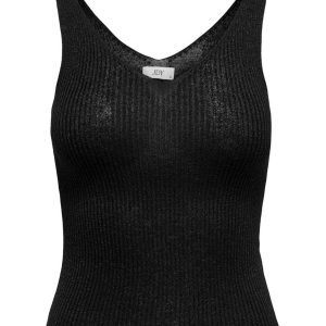 Jdybodilla Lurex S/l Top Knt - Zwart