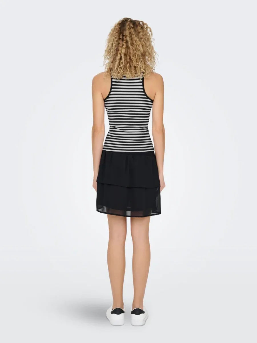 Onlany Life S/l Top Jrs - Zwart Dessin - Afbeelding 5